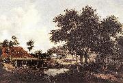 Meindert Hobbema The Water Mill France oil painting artist